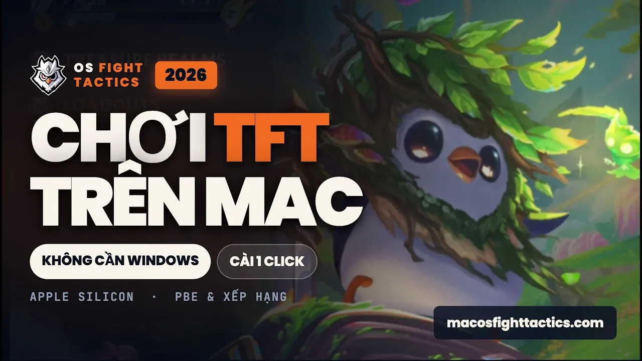 Miniatuur van de gidsvideo: Teamfight Tactics op een Apple Silicon Mac, zonder Windows